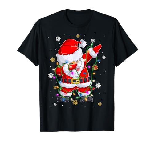Funny Dabbing Santa Christmas - おかしいDabサンタクロースクリスマス Tシャツ | Amazon