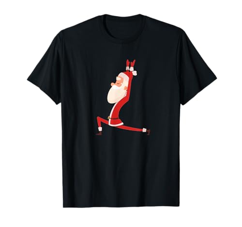 ヨガ サンタ クリスマス ワークアウト Tシャツ | Amazon