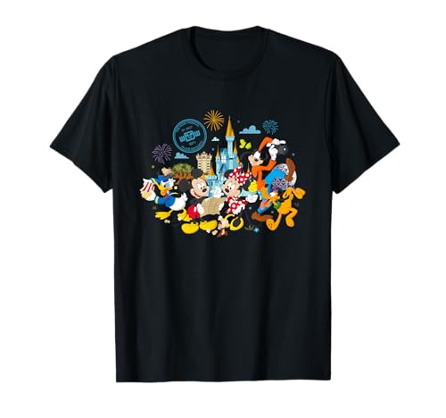 ウォルトディズニーワールド50周年記念ミッキーとフレンズ Tシャツ | Amazon