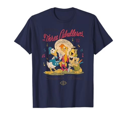 ディズニー The Three Caballeros ドナルドダック ヴィンテージ アンティーク調 Tシャツ | Amazon