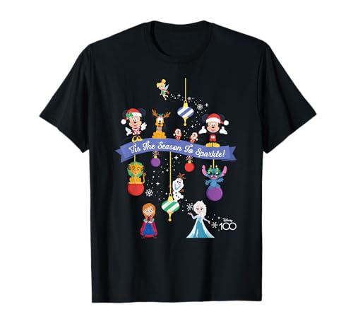 ディズニー100周年 クリスマスホリデー ‘Tis the Season to Sparkle! Tシャツ | Amazon