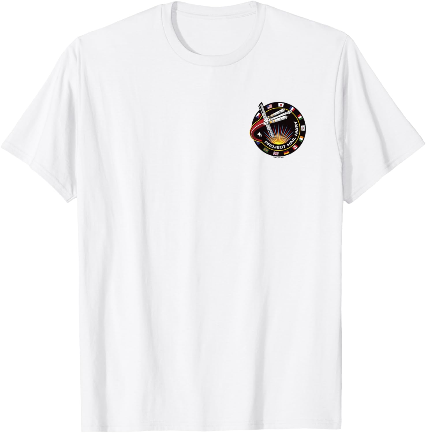 Project Hail Mary Mission Badge Pocket Logo Tシャツ | Amazon