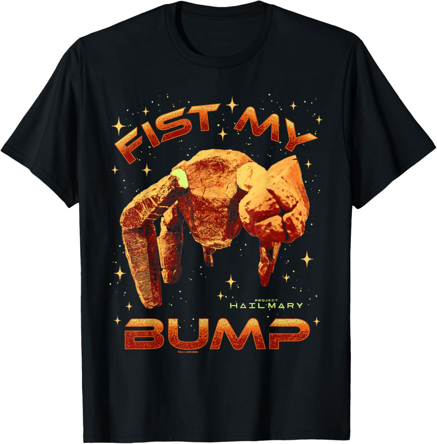 Project Hail Mary Fist My Bump Rocky The Alien Poster Tシャツ | Amazon